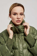 Kurtka damska, khaki, Moodo