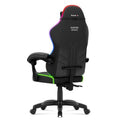 Huzaro, Force 2.7 RGB Black, fotel gamingowy, welurowy