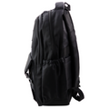 Lean Toys, plecak szkolny, 6 kieszeni back up czarny, 23l