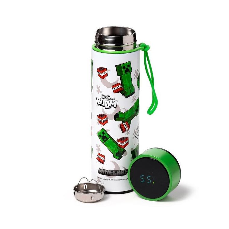 Puckator, Minecraft, termos z termometrem, 530 ml