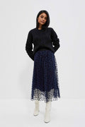 Sweter damski, czarny, Moodo