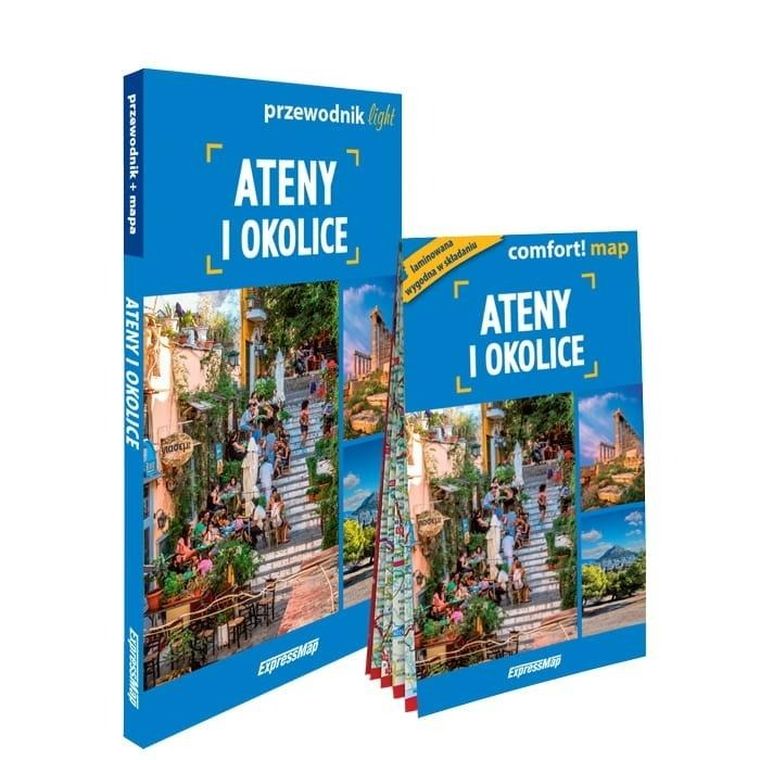 Ateny i okolice light:  przewodnik + mapa