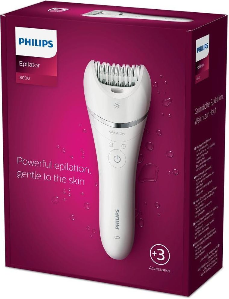 Philips, Series 8000, depilator, BRE 700/00
