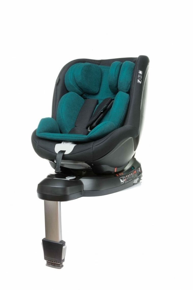 4Baby, Nano-Fix, I-Size, fotelik samochodowy, 0-18 kg, Dark Turkus