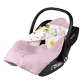 Lionelo, Travel Swaddle Blanket, otulacz do fotelika, Grey Balloon