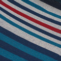 Tadar, zestaw:  hamak, paski niebieskie, 200x150 cm + 2 liny 300 cm + torba