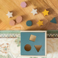 Petite&Mars, Gravity Wood of Mars, drewniany sorter, Cosmic Blue