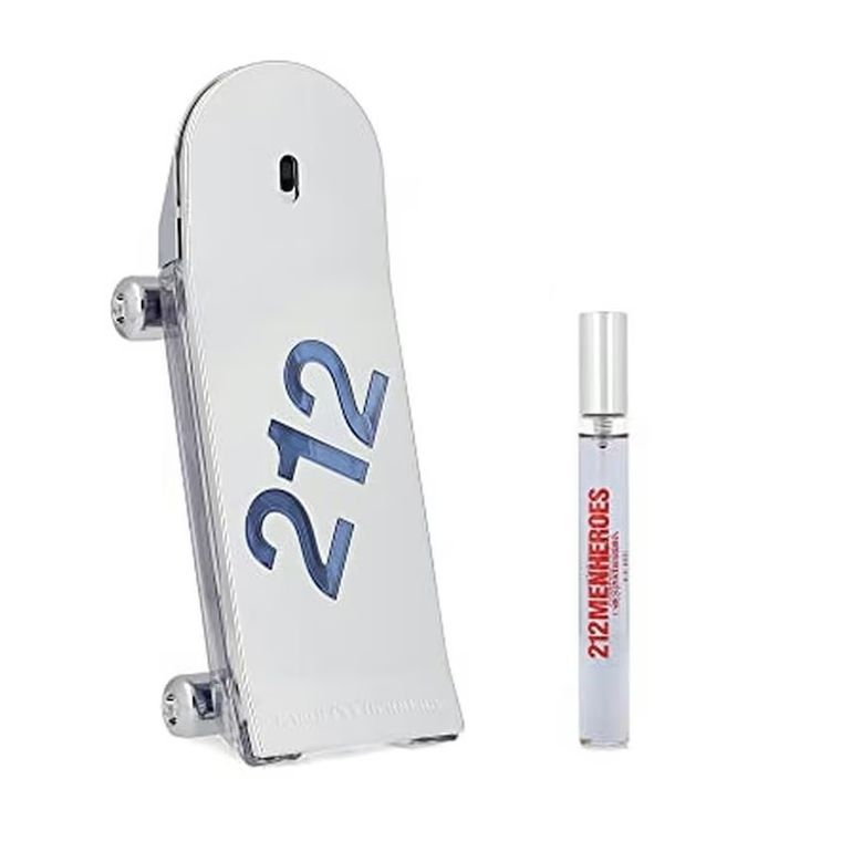 Carolina Herrera, 212 Heroes Men, zestaw:  woda toaletowa, spray, 90 ml + woda toaletowa, spray, 10 ml