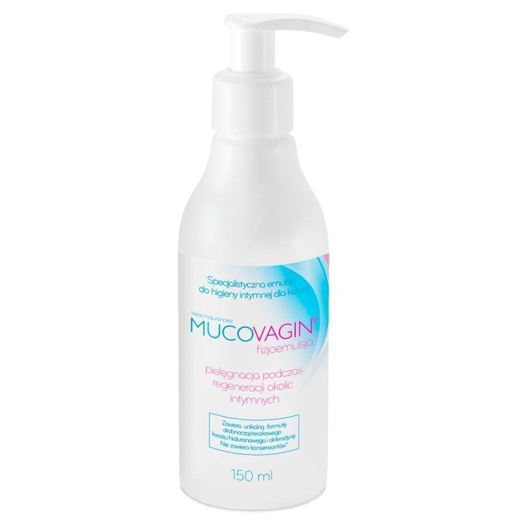 Mucovagin, Fizjoemulsja, specjalistyczna emulsja do higieny intymnej kobiet, 150 ml