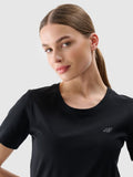 T-shirt damski, czarny, 4F