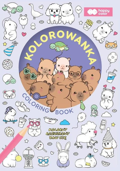 Kapibara Kapi Fun. Kolorowanka