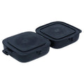 Vilde, lunchbox dzielony, czarny, 2x700 ml