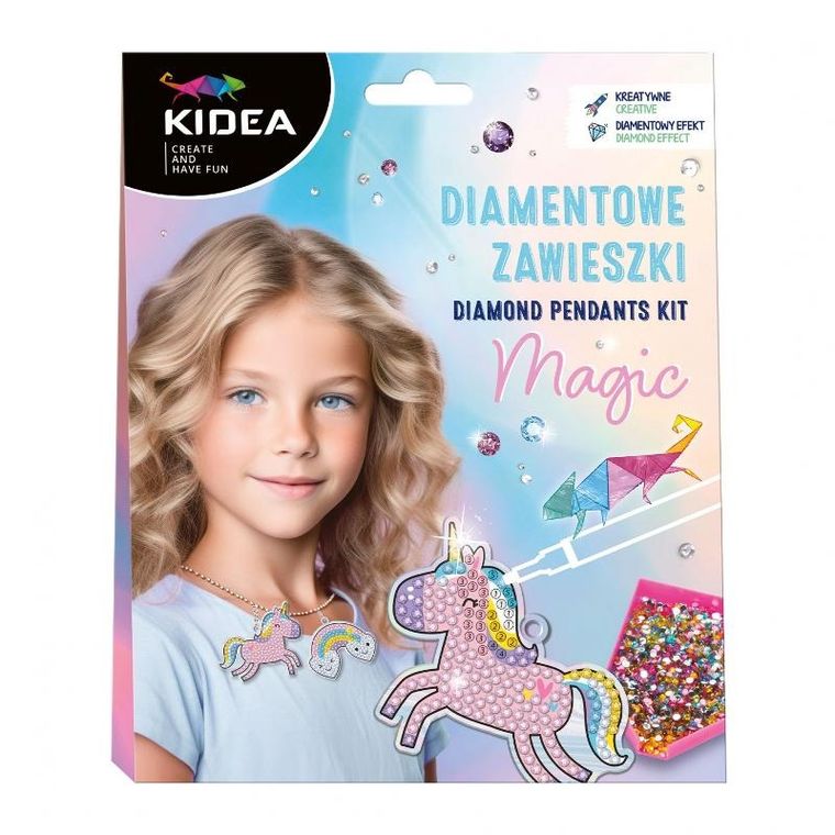 Kidea, Diamentowe zawieszki, Magic, zestaw kreatywny