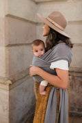 Boba, Wrap, chusta do noszenia dziecka, ciemnoszara