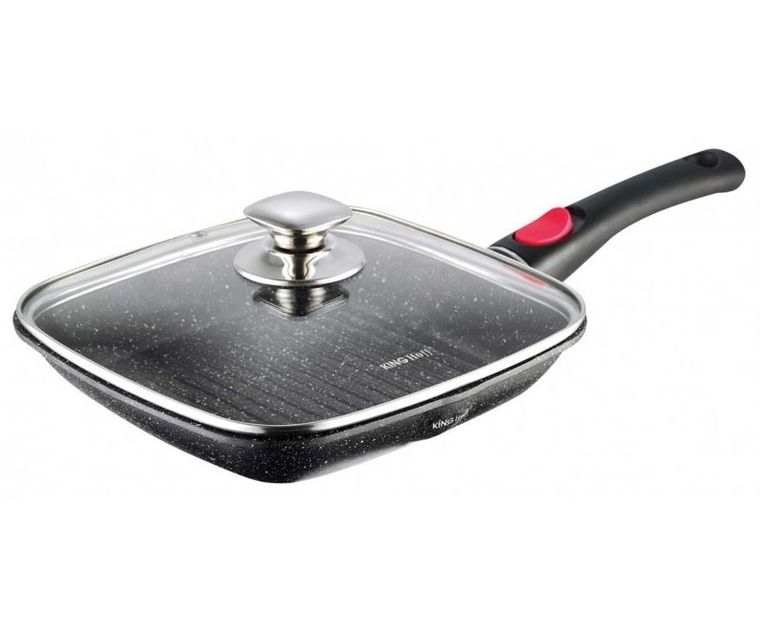 Kinghoff, grillowa patelnia, granitowa, 24 cm