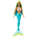 Barbie, lalka syrenka, turkusowy ogon