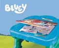 Lisciani, Bluey, Art Desk, Kreatywny Stolik, zestaw z grami, kolorowankami i akcesoriami