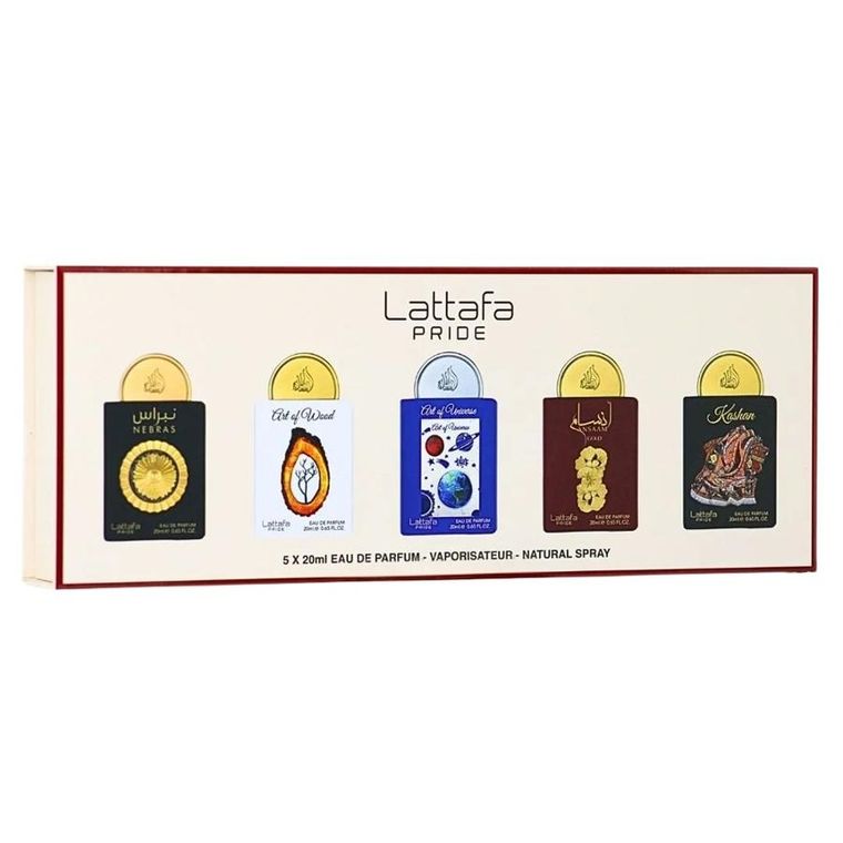 Lattafa, Pride Collection No.3, zestaw wód perfumowanych, 5x20 ml
