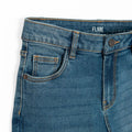 Regulowane spodnie jeansowe flare z przetarciami Cool Club