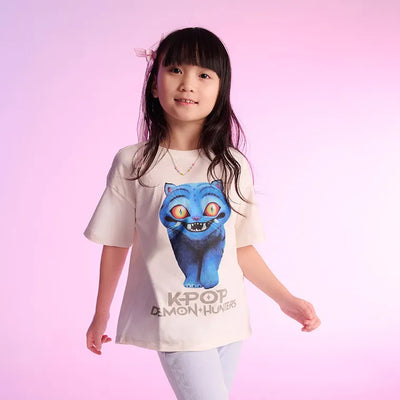 Cool Club, T-shirt dziewczęcy, ecru, K-Pop Demon Hunters