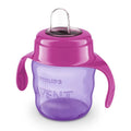 Philips Avent, kubek z ustnikiem, fioletowy, 6m+, 200 ml