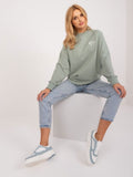 Bluza damska, zielona, Sublevel