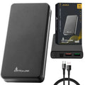 Extralink, EPB-078B 10000mAh, powerbank, USB-C, czarny