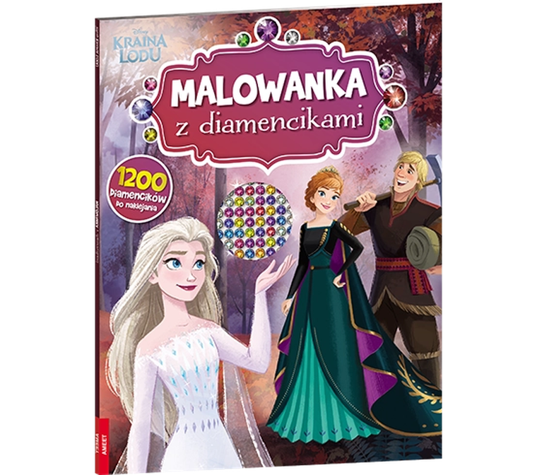 Kraina Lodu. Malowanka z diamencikami