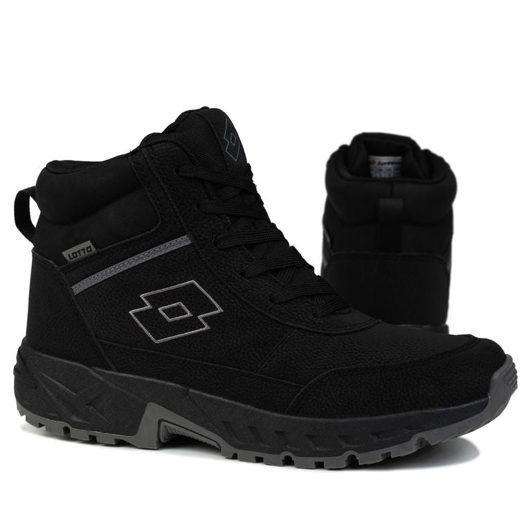 Buty zimowe, unisex, czarne, Lotto