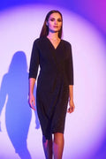 Sukienka damska, czarna, Moodo