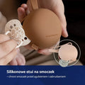 Lovi, silikonowe etui na smoczek, Granola