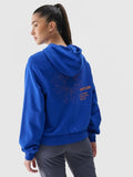 Bluza damska, niebieska, 4F