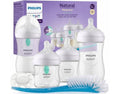 Philips Avent, zestaw startowy, Responsywne Butelki Natural, 4 szt. + szczotka do czyszczenia butelek + smoczek do butelki Ultra Air