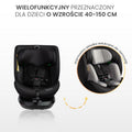 Caretero, Bosco I-Size, fotelik samochodowy, black, 40-150 cm