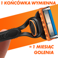 Gillette, Fusion, wymienne ostrza do maszynki do golenia, 8 szt.