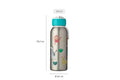 Mepal, Campus, Flip-up, butelka termiczna, turkusowa, 350 ml