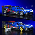 Mattel Brick Shop, Hot Wheels, Speed Series Cadillac Project GTP Hypercar, klocki, 236 elementów