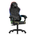 Huzaro, Force 2.7 RGB Black, fotel gamingowy, welurowy