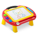 Ricokids, znikopis, tablica + stolik do rysowania, czerwony
