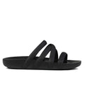 Klapki damskie, czarne, Crocs Splash Strappy