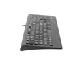 Natec, klawiatura membranowa, Barracuda, NKL-0876 USB 2.0, US, czarna
