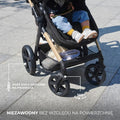 Kinderkraft, Moov 2, wózek wielofunkcyjny, 3w1, Sand Beige
