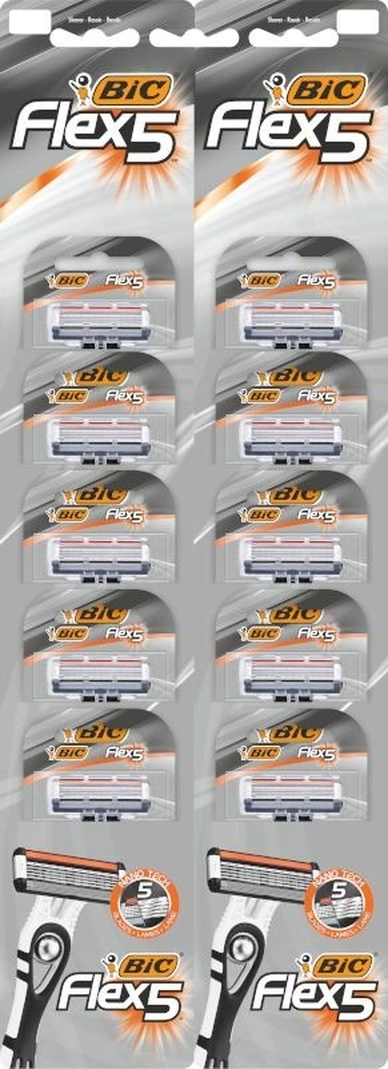 Bic, Flex, maszynka do golenia, 10 szt.