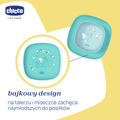 Chicco, zestaw 2 talerzy, turkusowy, 12m+