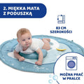 Chicco, First Dreams, Enjoy colors, mata dla niemowlaka, 3w1, niebieska