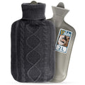 Vilde, termofor z pokrowcem, szary, 2l