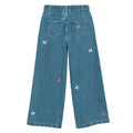Jeansowe spodnie ze średnim stanem wide leg Cool Club