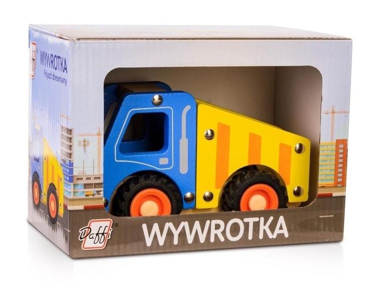 Daffi, wywrotka, pojazd drewniany z oponami