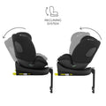 Kinderkraft, I-Fix, fotelik samochodowy, 61-150 cm, black