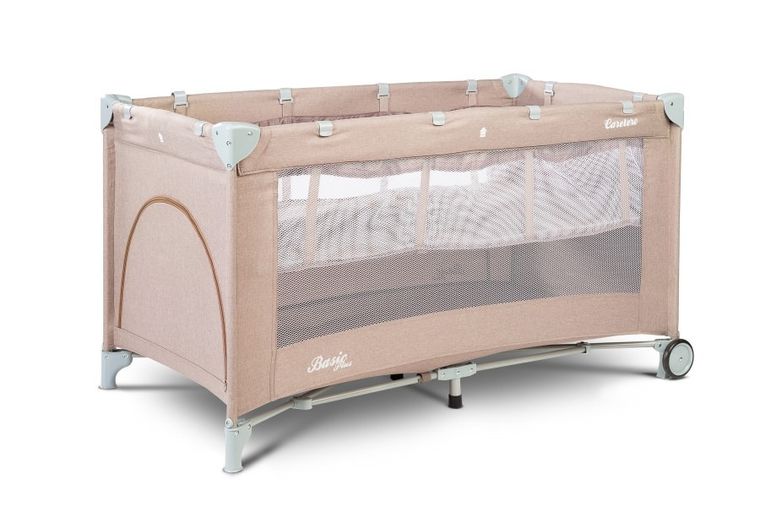 Caretero, Basic Plus, łóżeczko turystyczne, beige